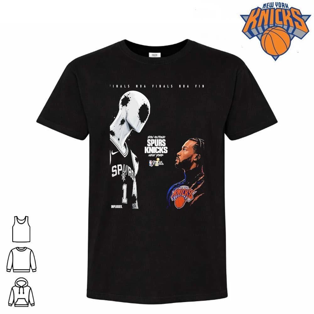 San Antonio Spurs Victor Wembanyama Face Off Jalen Brunson New York Knicks NBA Finals 2026 Shirt