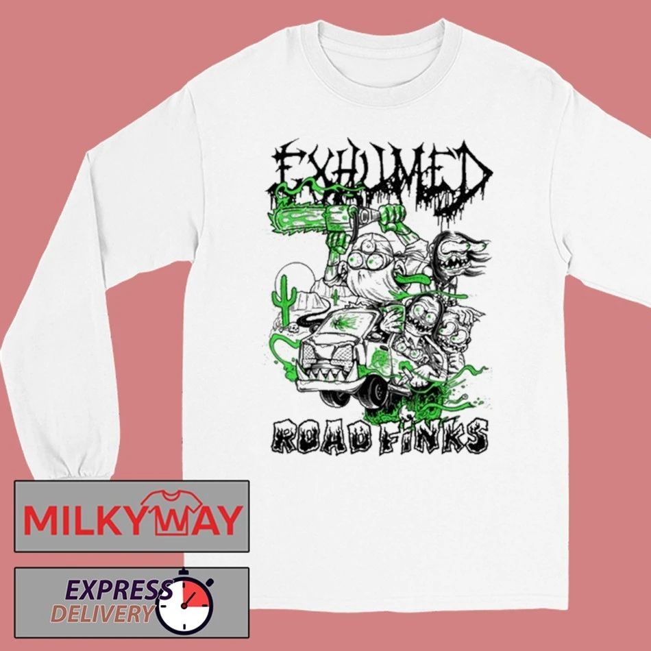 Exhumed Red Asphalt Road Fink Shirt