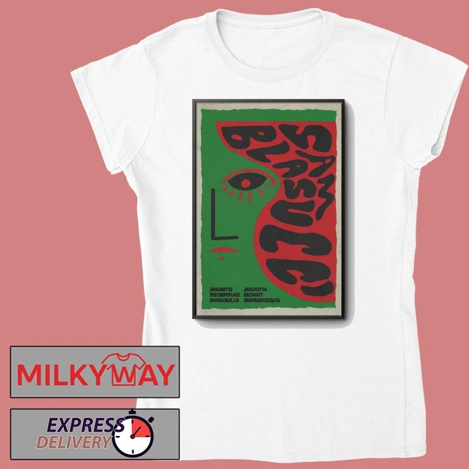 Sam Blasucci Jan 23 2026 In Santa Cruz CA Poster shirt