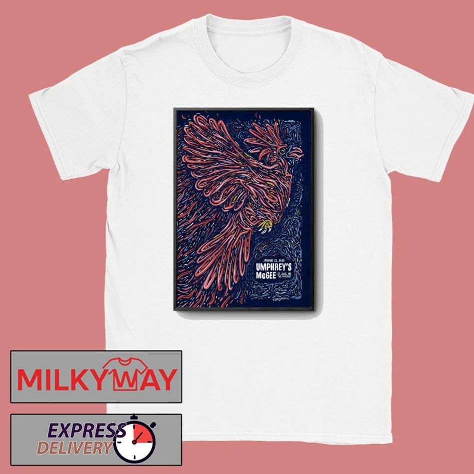 Umphrey’s McGee Jan 22 2026 St. Louis MO Poster shirt