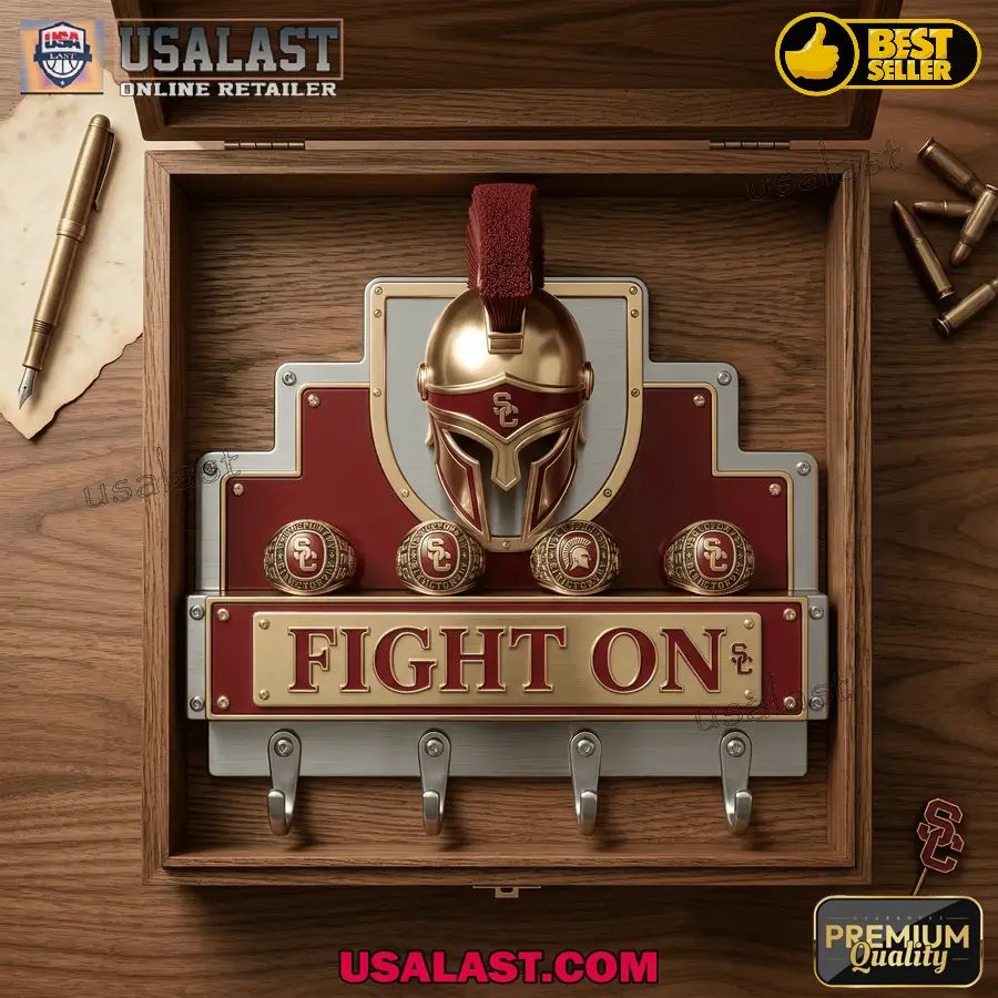USC Trojans Premium Wall Key Holder