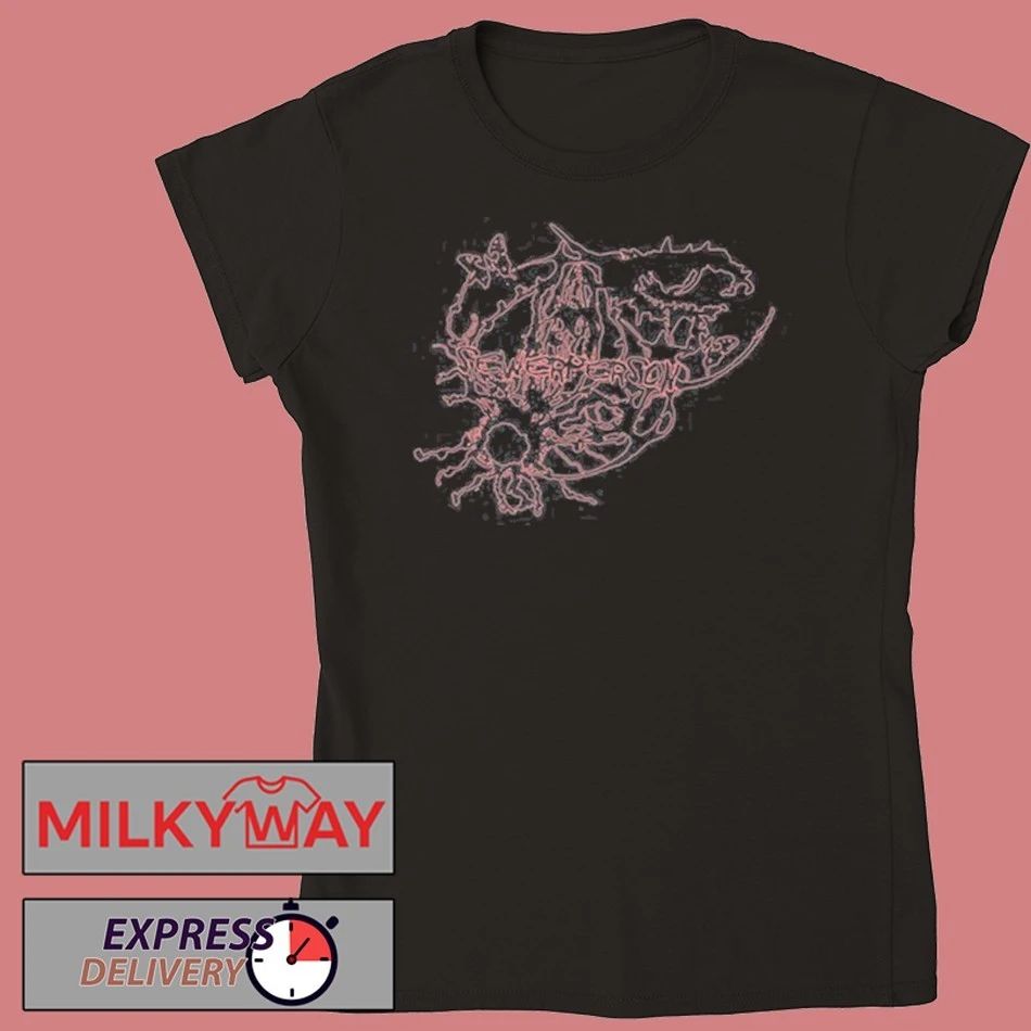 Black And Pink Butterfly Sewerperson shirt