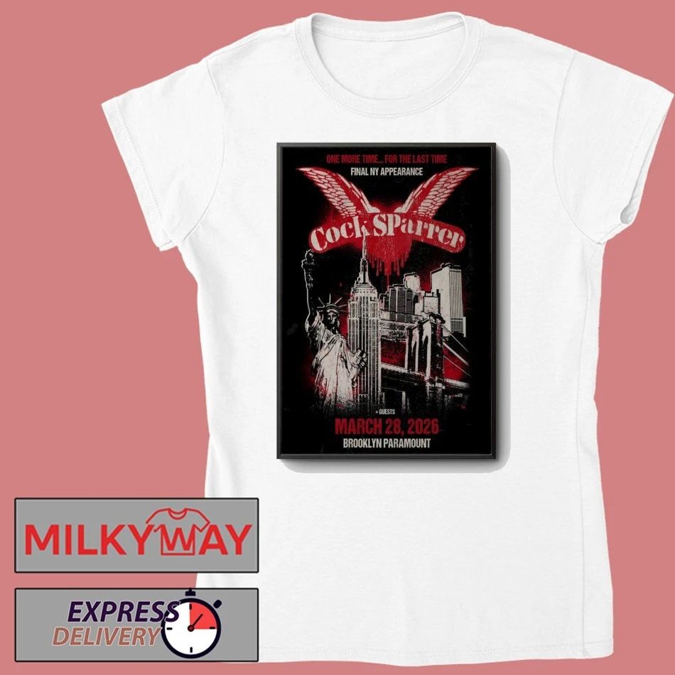 Cock Sparrer Event Brooklyn NY On Mar 28 2026 Poster shirt