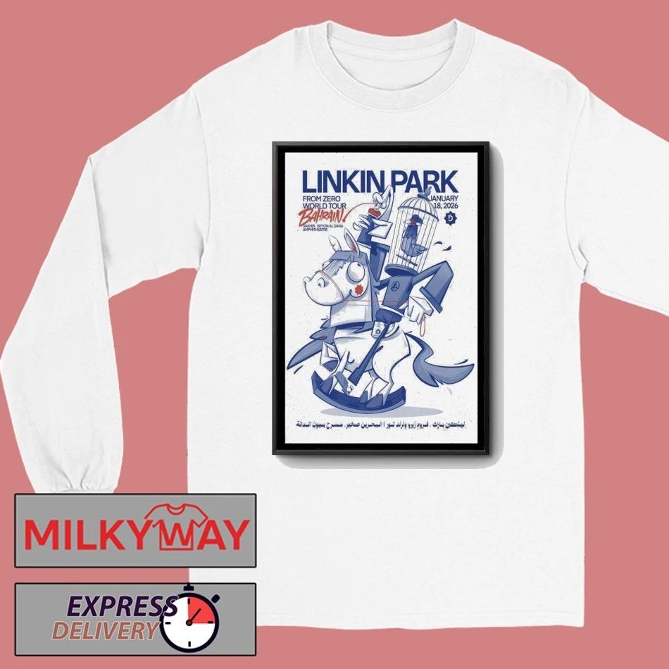 Linkin Park Tour in Sakhir, Bahrain 2026.01.18 Poster shirt