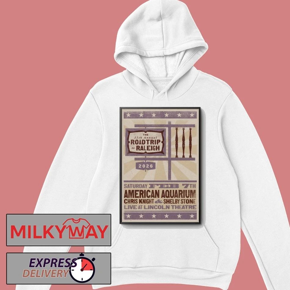 American Aquarium Lincoln Theatre On Feb 7 2026 Concert Poster shirt