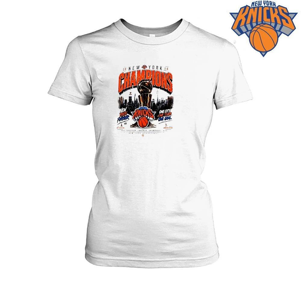 New York Knicks Basketball Champions 2026 New York Forever One City One Team Shirt