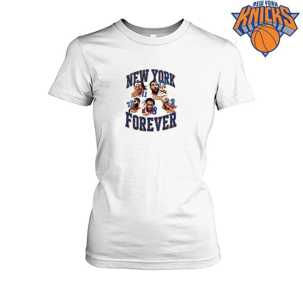 New York Knicks Champions NBA 2026 Jalen Brunson Karl Anthony Towns Mikal Bridges OG Anunoby Josh Hart Forever Shirt