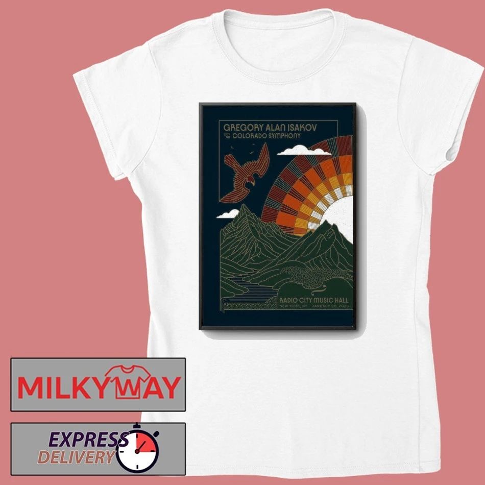 Gregory Alan Isakov New York NY January 30 2026 Poster shirt