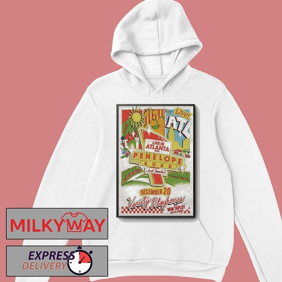 Penelope Road And Friends Dec 20 2025 Variety Playhouse in Atlanta GA Poster shirt