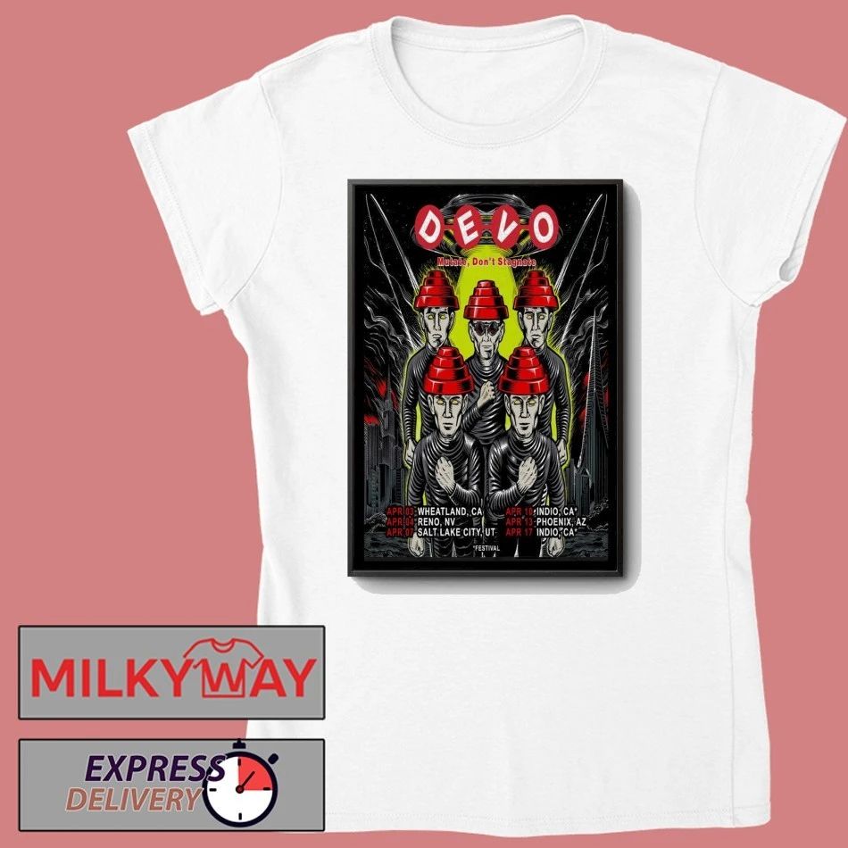 Poster Devo Tour Apr 2026 shirt