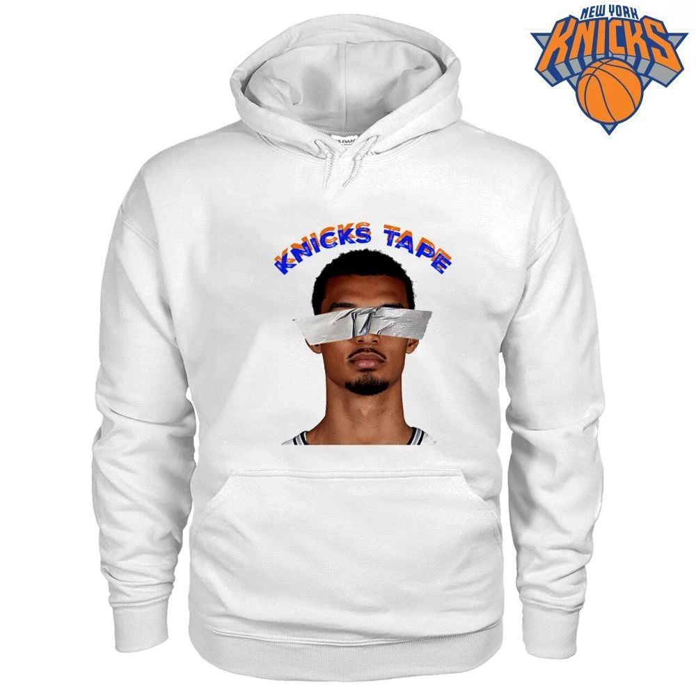 Victor Wembanyama Knicks Tape Duct Tape Over Eyes Meme 2026 NBA Finals Shirt