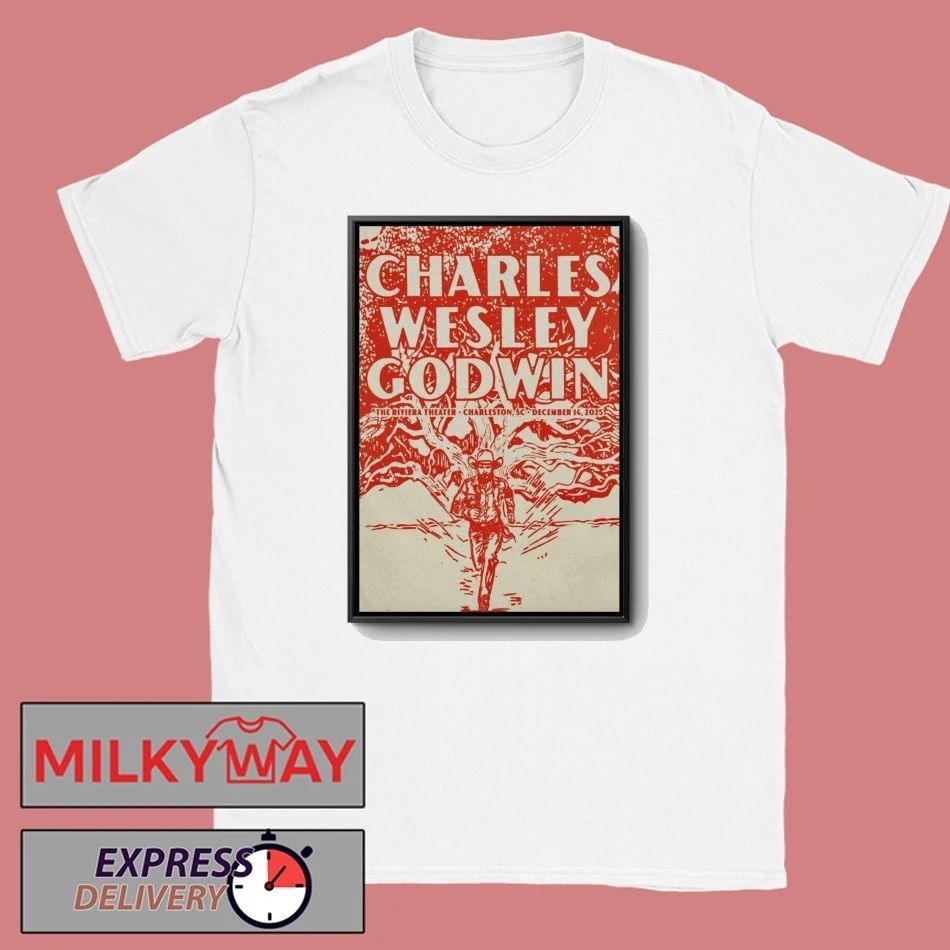 Charles Wesley GodwinThe Riviera Theater in Charleston, SC Dec 14 2025 Poster shirt
