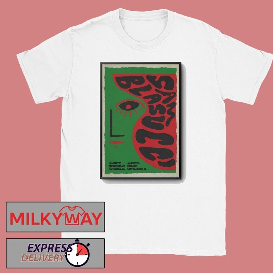 Sam Blasucci Jan 23 2026 In Santa Cruz CA Poster shirt