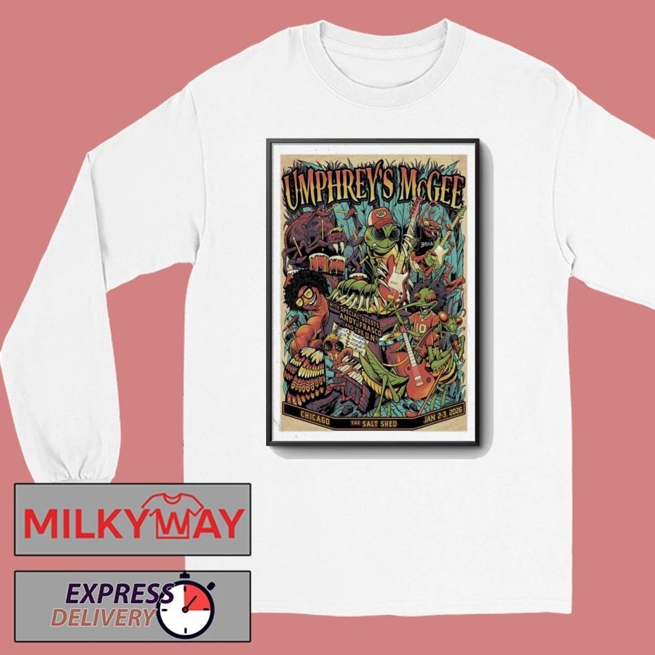 Funny Umphrey’s McGee Jan 2-3 2026 Poster Chicago shirt