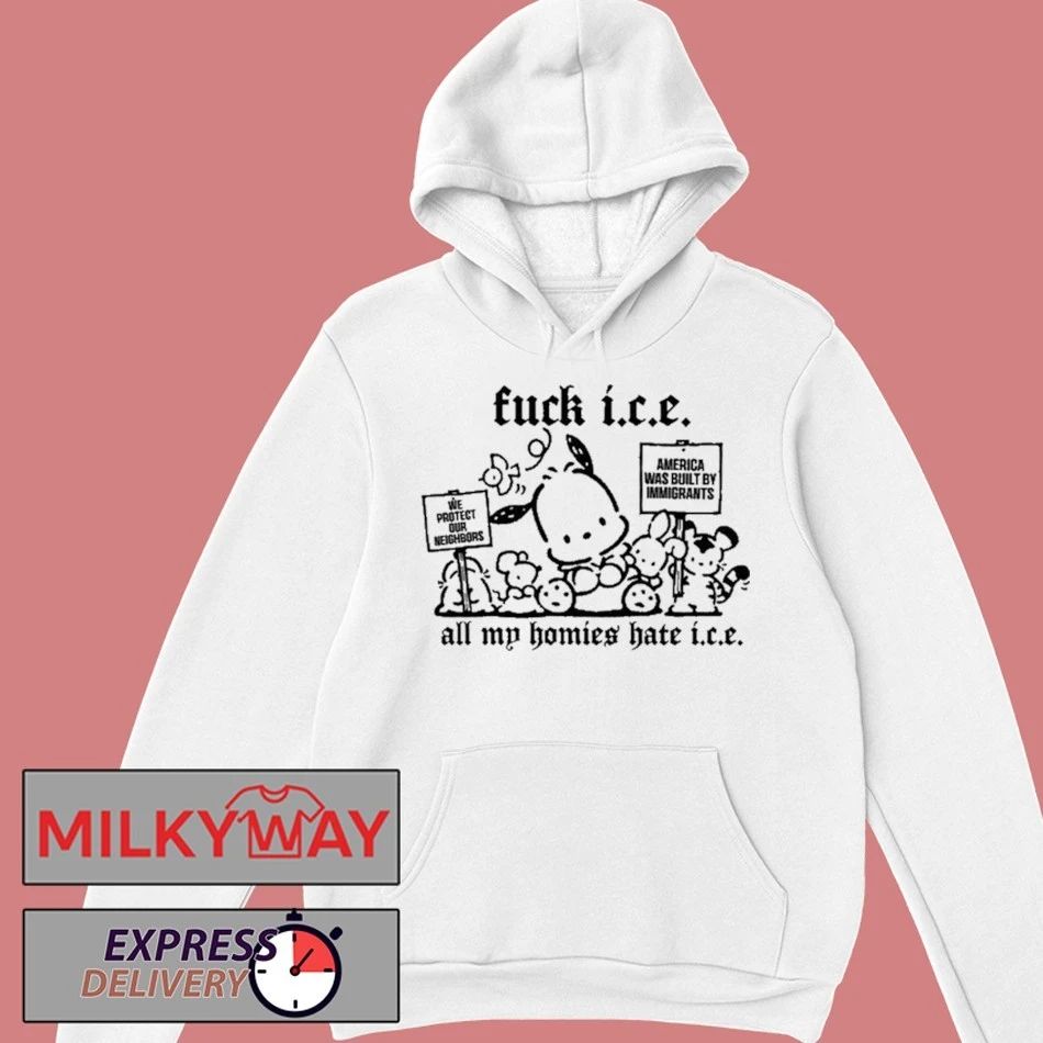 Fuck Ice White All My Homies shirt