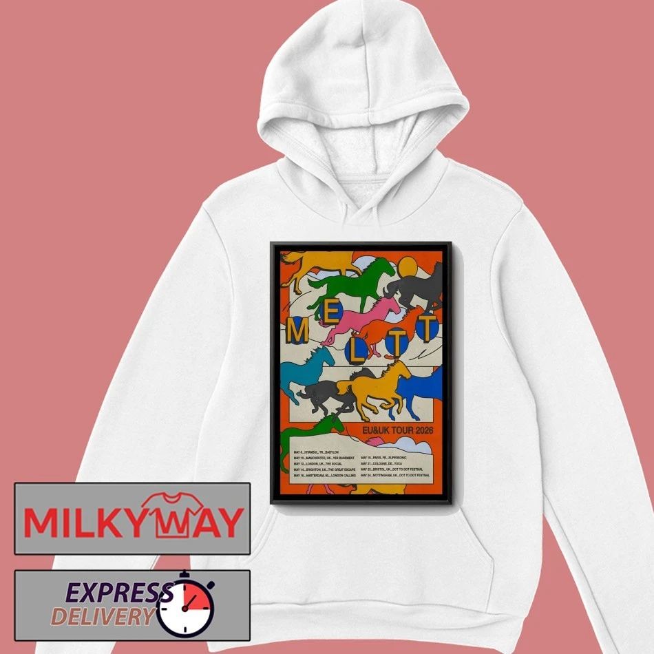 Poster Meltt EU And UK 2026 Shows shirt