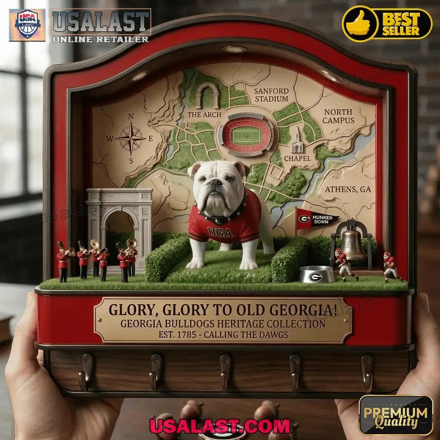 Georgia Bulldogs Premium Wall Key Holder