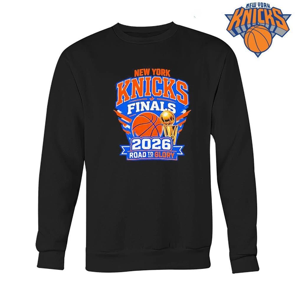 New York Knicks 2026 Finals Road to Glory basketball championship trophy T Shirt