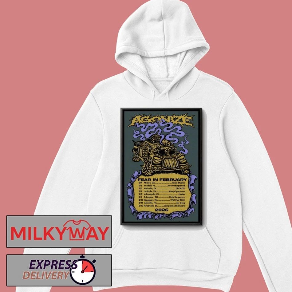 AGONIZE Tour Fear In Feb 2026 Poster shirt
