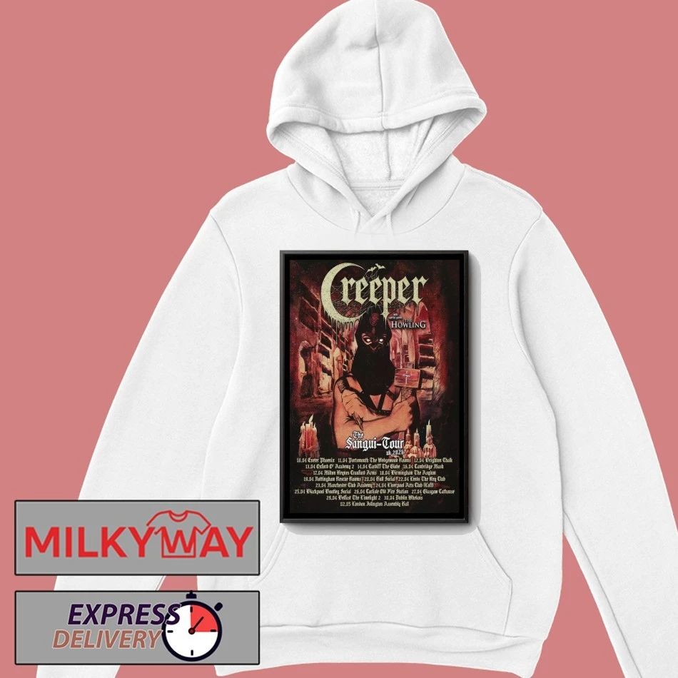 Poster Creeper The Sangui 2026 UK Shows shirt