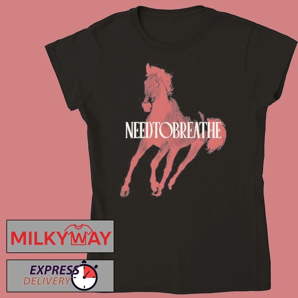 Needtobreathe BLACK stallion shirt