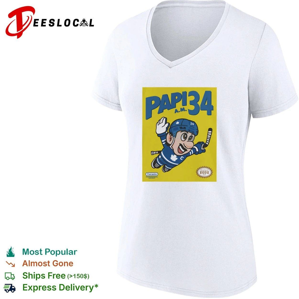 Super Papi Auston Matthews Toronto Maple Leafs T-shirt