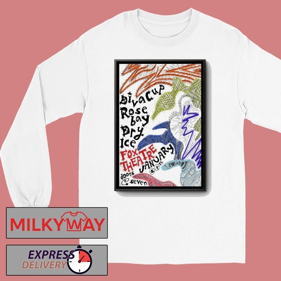 Diva Cup With Rosebay And Dry Ice Boulder CO On Jan 24 2026 Tour Poster shirt