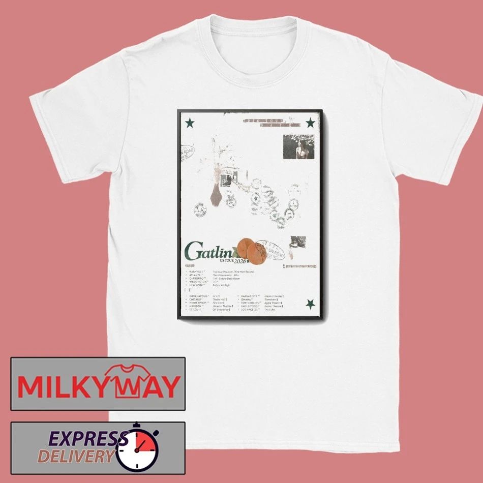 Gatlin US 2026 Shows Poster shirt