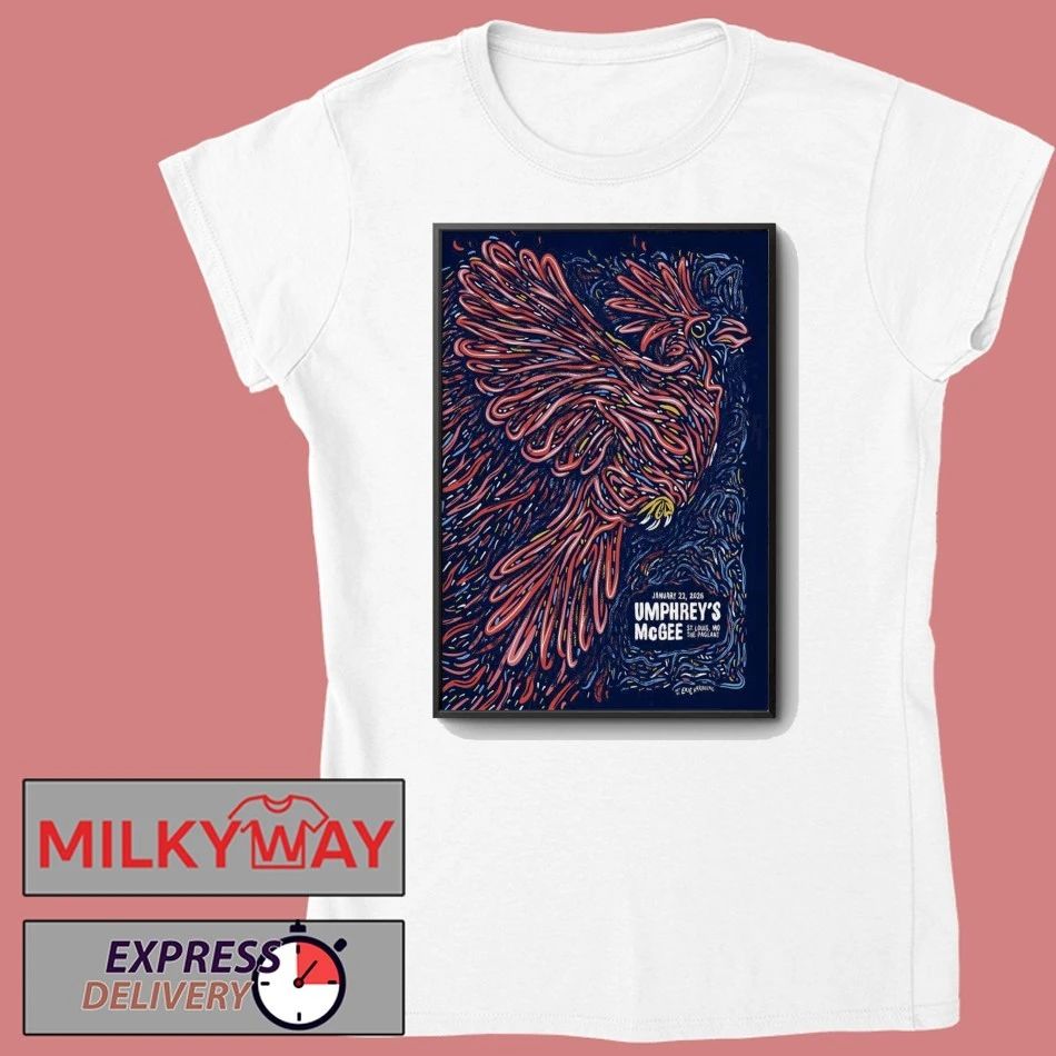 Umphrey’s McGee Jan 22 2026 The Pageant in St. Louis MO Poster shirt