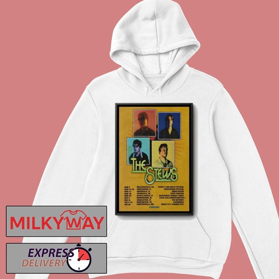 The Stews 2026 US Tour Poster shirt