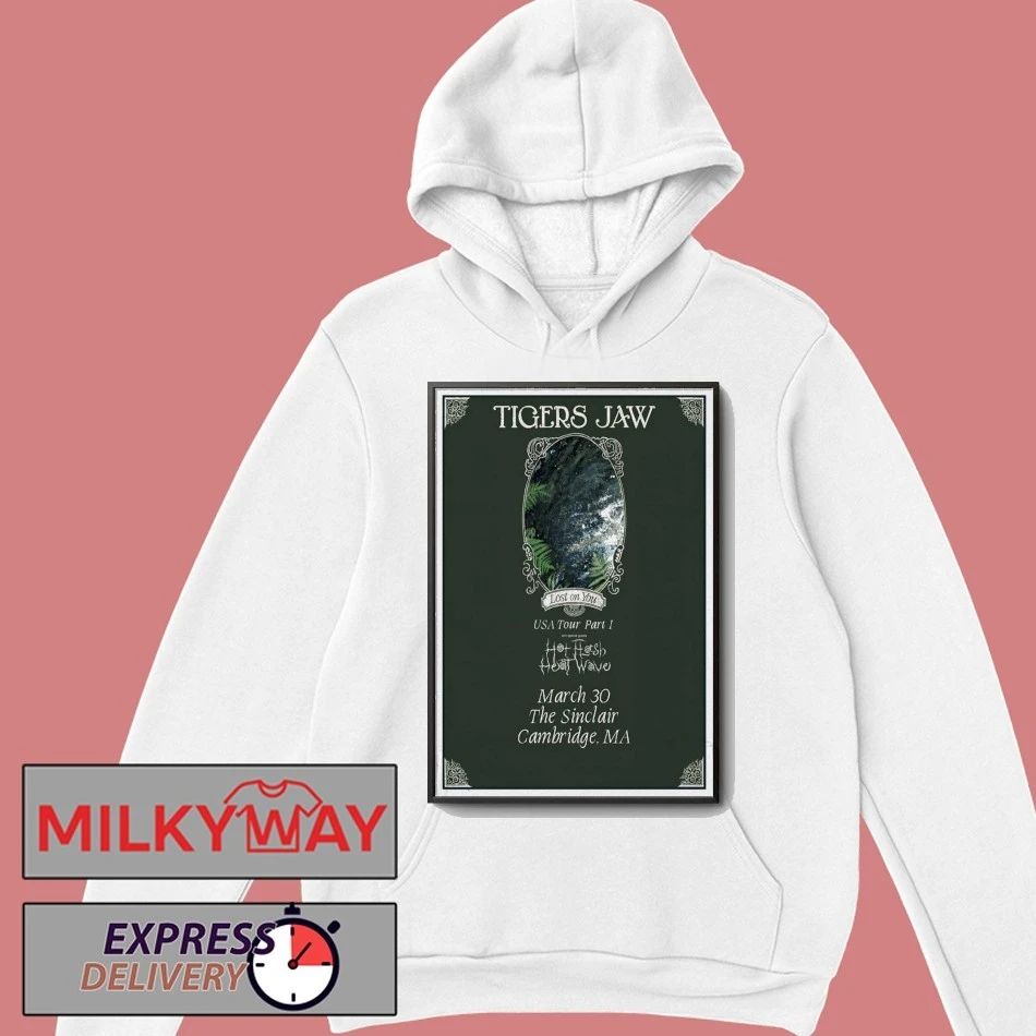 Tigers Jaw Event Cambridge MA On Mar 30 2026 Poster shirt
