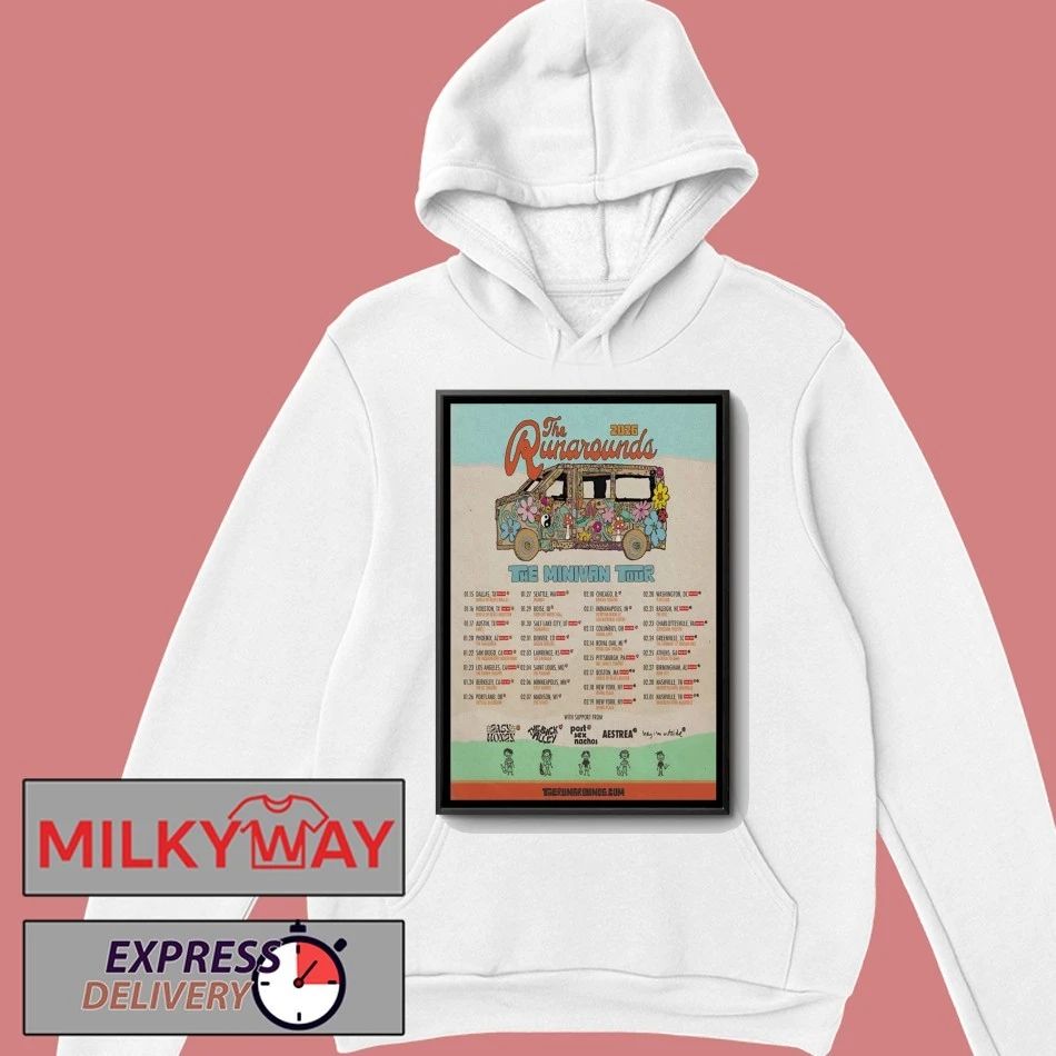 The Runarounds The Minivan Tour 26 Poster shirt