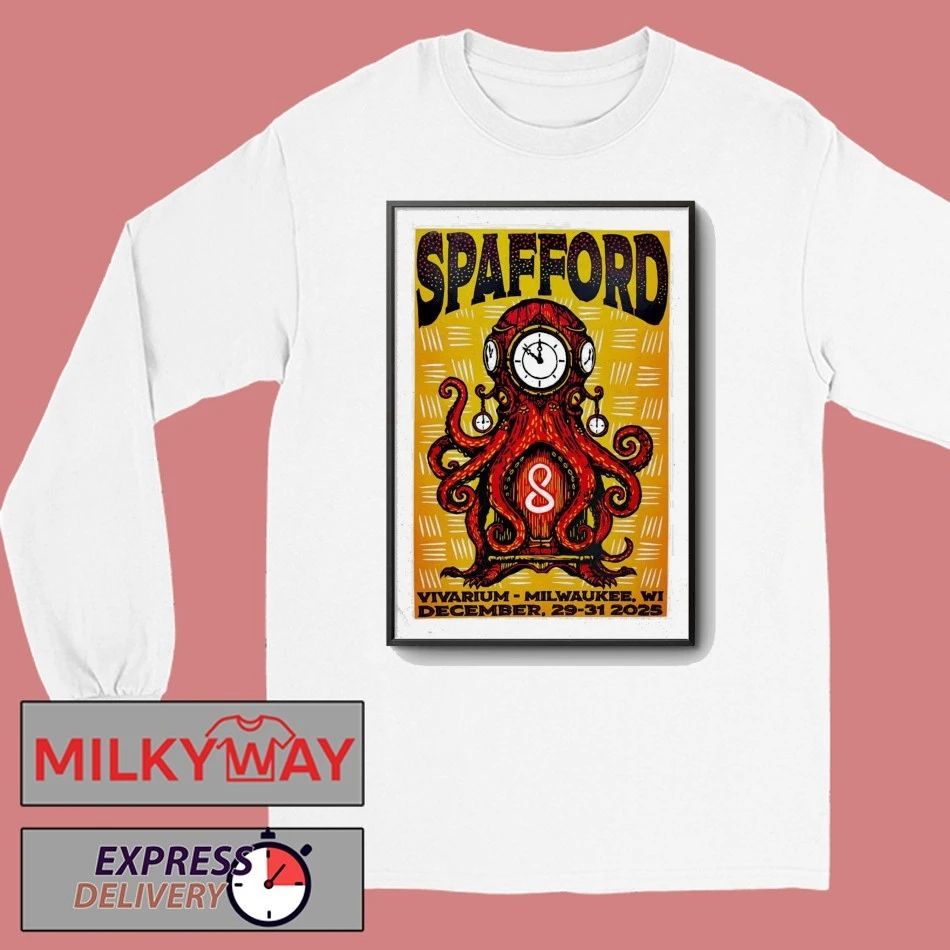 Spafford Dec 29-31 2025 Vivarium In Milwaukee WI Poster shirt