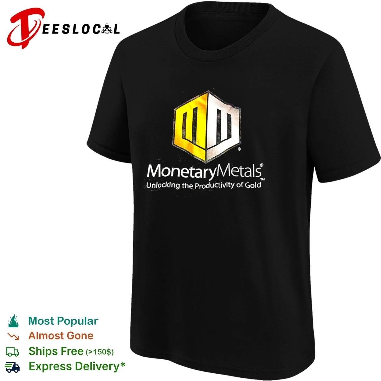 Monetary Metals Unlocking the Productivity of Gold T-shirt