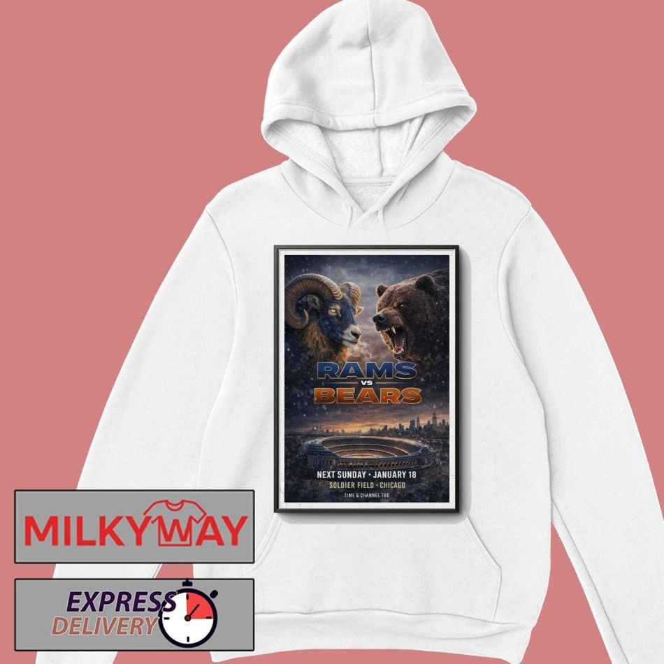 Rams vs. Bears Chicago Poster Jan 18 2026 shirt