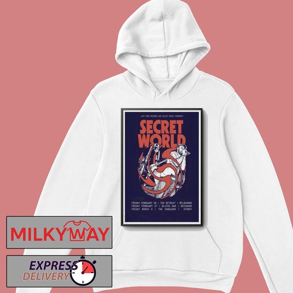 Secret World Australia 2026 Shows Poster shirt