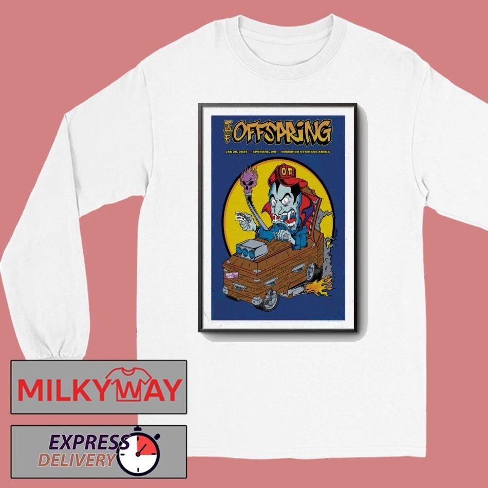 Poster The Offspring At Numerica Veterans Arena In Spokane, WA On Jan 20, 2026 shirt