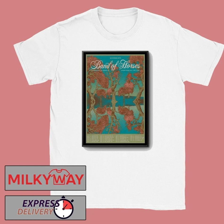 An Evening With Band of Horses Tour 2026 Poster shirt
