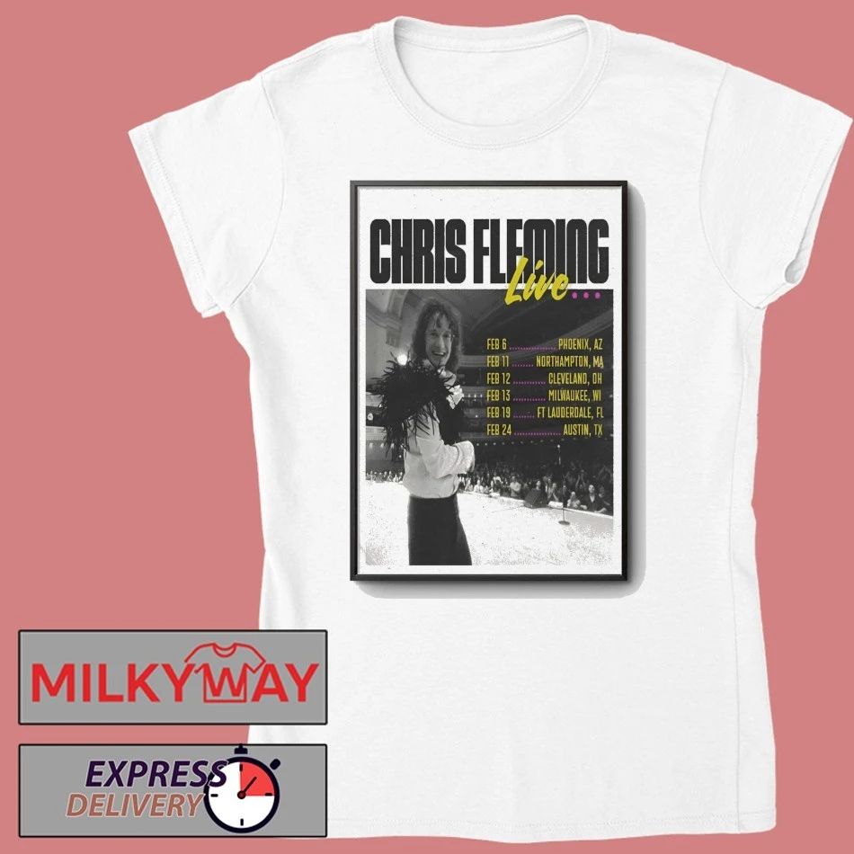 Poster Chris Fleming Feb 2026 Tour shirt