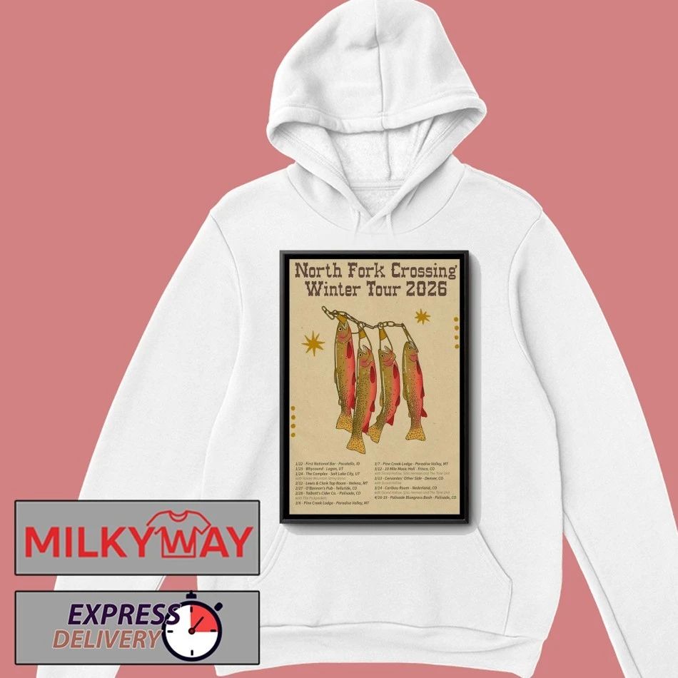 North Fork Crossing Winter Tour 26 Poster shirt