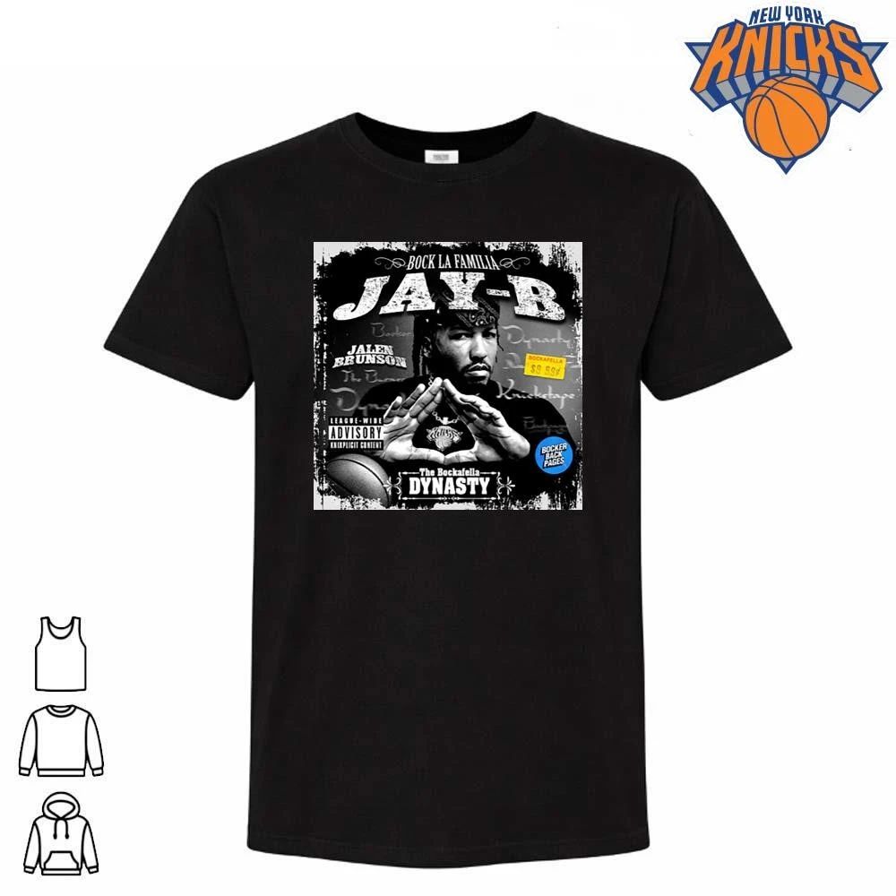 Jalen Brunson Jay B Bock La Familia The Bockafella Dynasty New York Knicks NBA Finals 2026 shirt