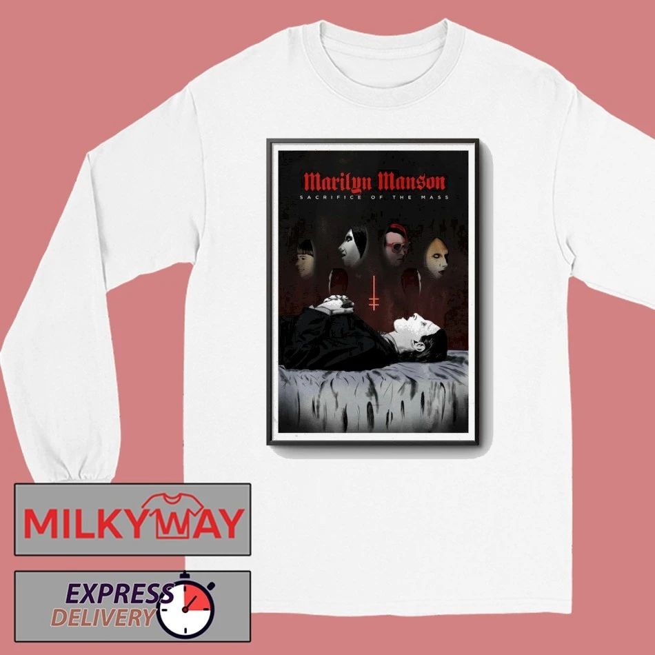 Poster Marilyn Manson 2025 Sacrifice Of The Mass shirt