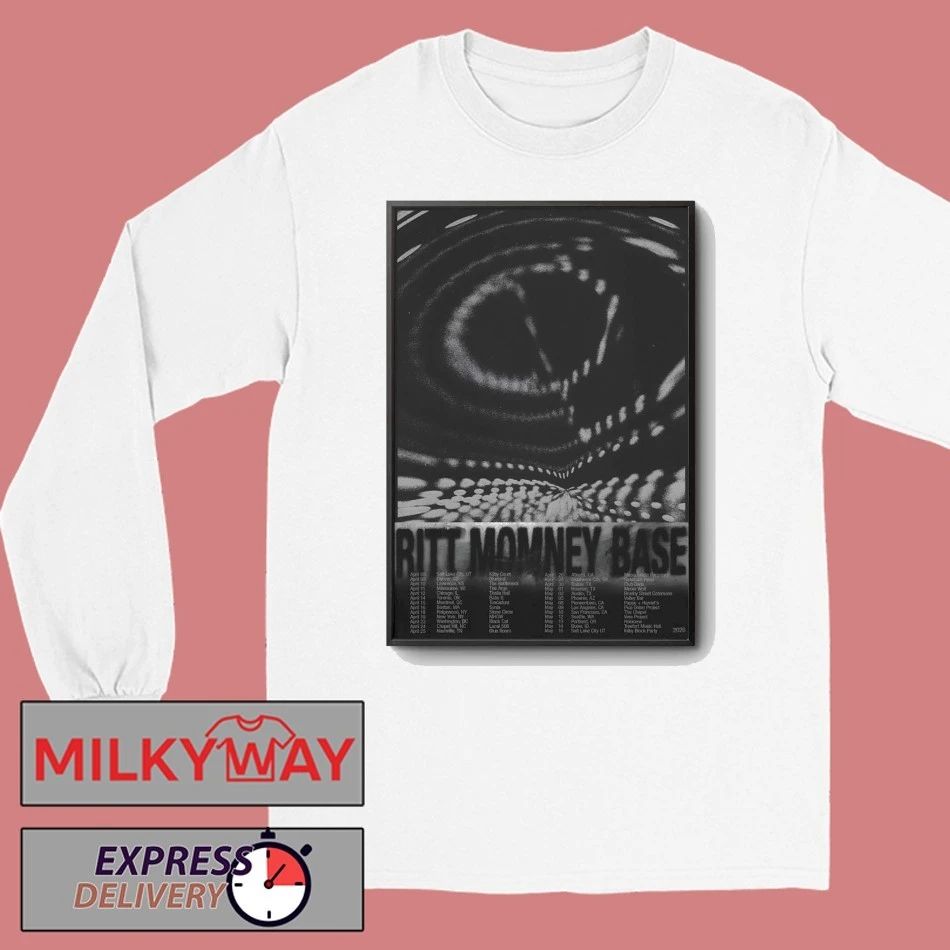 Ritt Momney Base Tour 2026 Poster shirt