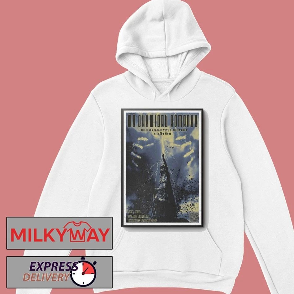 My Chemical Romance Poster Lima, Peru Jan 25 2026 Poster shirt