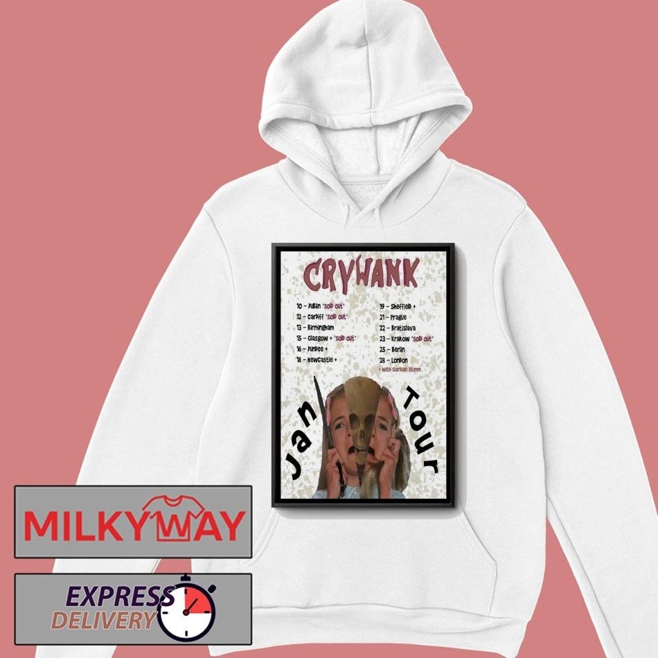 Crywank Jan 2026 Tour Poster shirt