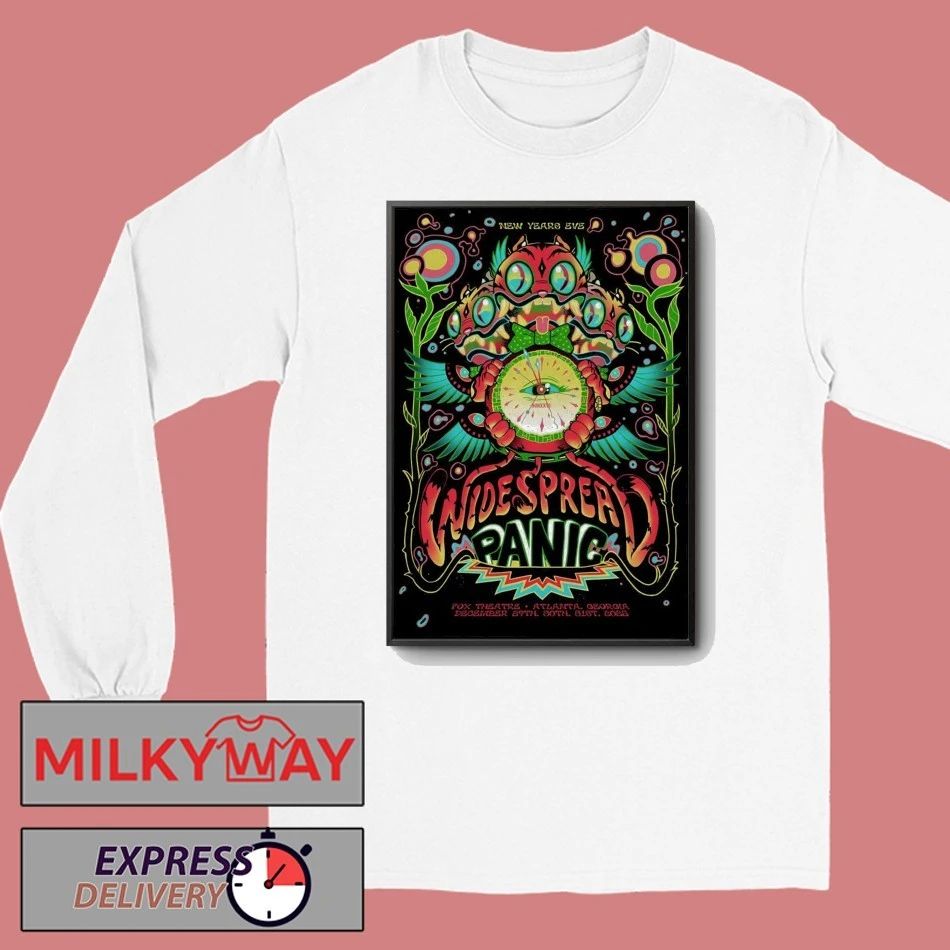Widespread Panic Fox Theatre in Atlanta GA Dec 29-31 2025 Poster shirt