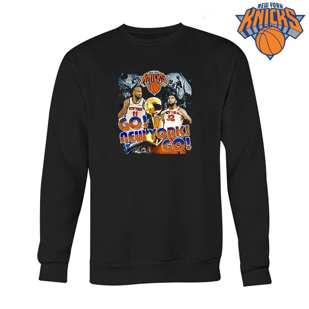 New York Knicks Champions NBA 2026 Championship Trophy Jalen Brunson Karl Anthony Towns Shirt