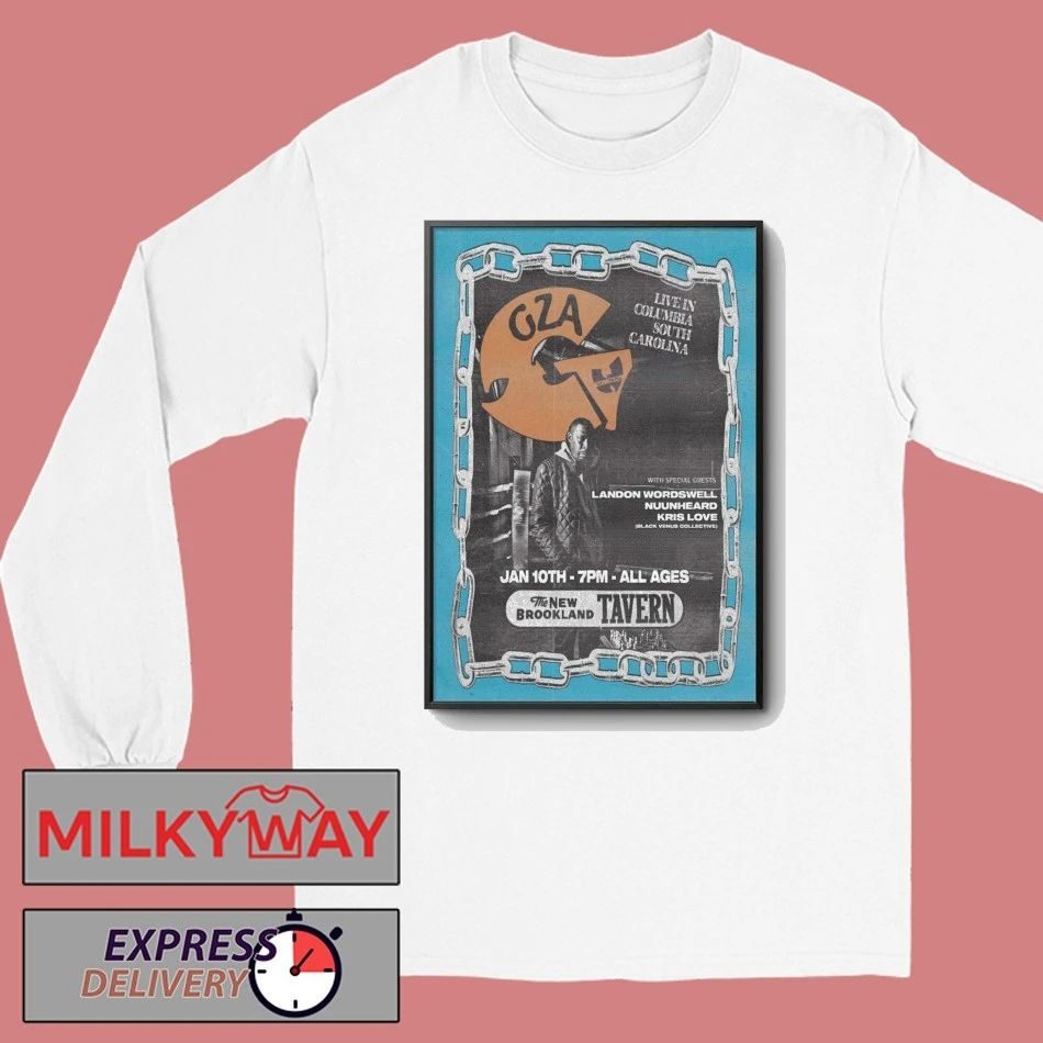 GZA Jan 10 2026 Poster The New Brookland shirt