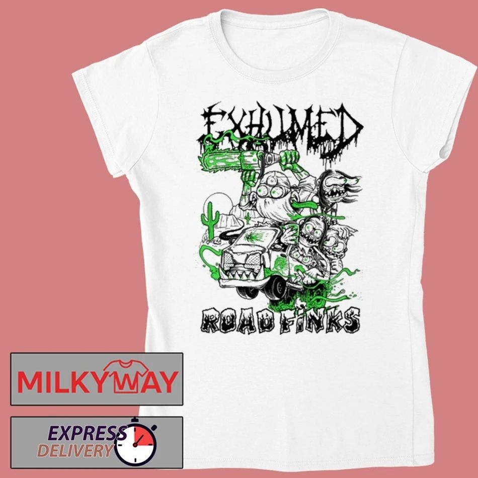 Exhumed Red Asphalt Road Fink Shirt