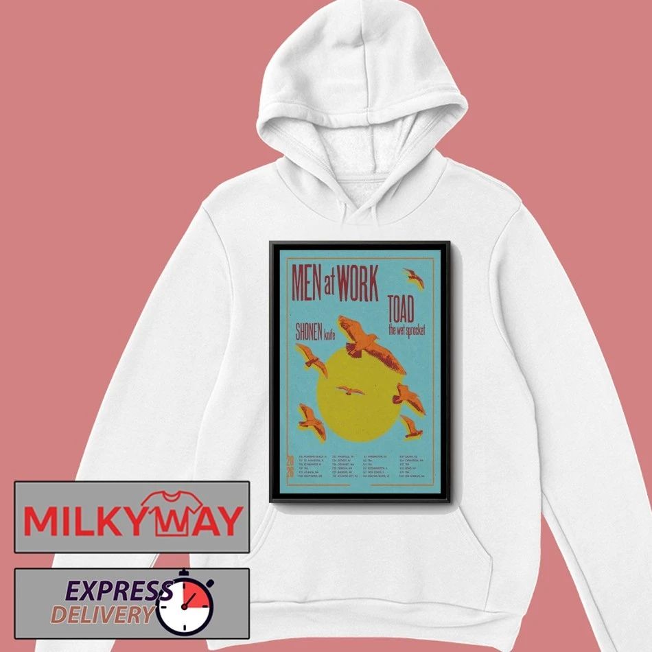 Shonen Knife, Men At Work and Toad the Wet Sprocket Summer Tour 2026 Poster shirt